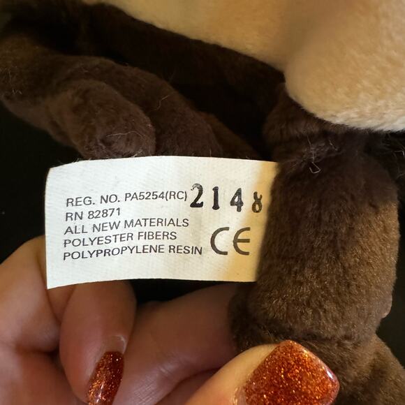 EUC Vintage Warner Bros. Taz with Stocking Bean Bag Peace on Earth 1998 W Tags - Picture 7 of 7